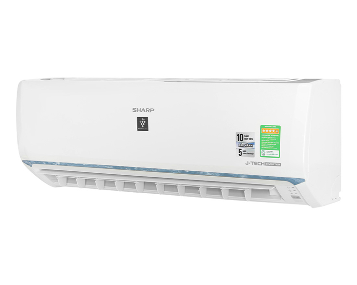 Máy lạnh Sharp Inverter 1 HP AH-XP10BSW Máy lạnh Sharp Inverter 1 HP AH-XP10BSW - góc nhìn 3