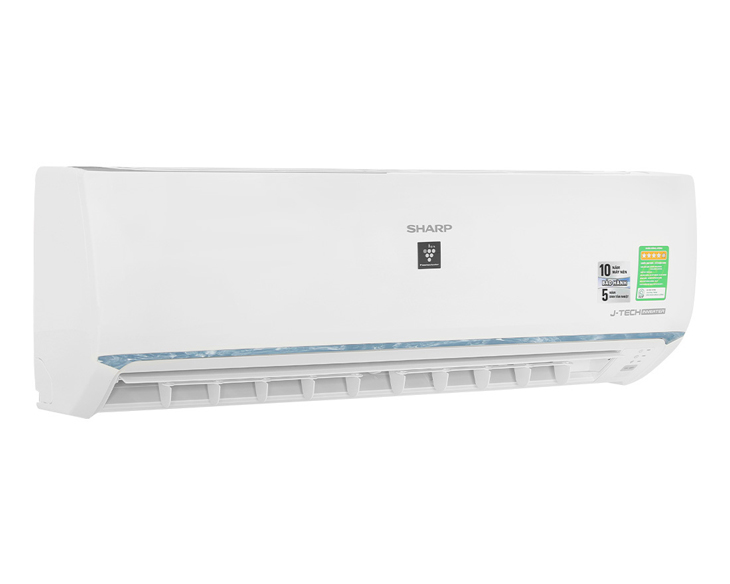 Máy lạnh Sharp Inverter 1 HP AH-XP10BSW Máy lạnh Sharp Inverter 1 HP AH-XP10BSW - góc nhìn 2
