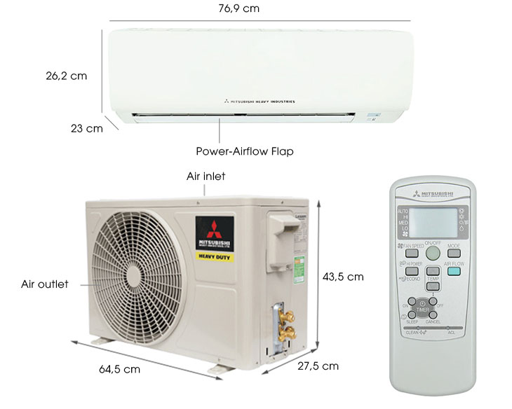 Máy lạnh Mitsubishi 1.5 HP SRK12CT-S5 | Máy lạnh giá sỉ Máy lạnh Mitsubishi 1.5 HP SRK12CT-S5 | Máy lạnh giá sỉ - góc nhìn 4
